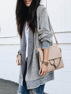 Stunncal Knitted Sweater Cardigan （3 colors）