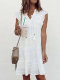 Stunncal Lace V-neck Dresses