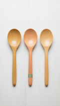 Wooden Spoon Set With Rounded Handles