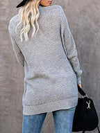 Stunncal Solid Color Long Sleeve Knitted Cardigan（5 colors）