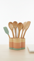 Countertop Utensil Organizer With Removable Divider