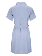 Stunncal V-Neck Button Shirt Dress