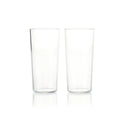 CLEAR DRINKING TUMBLERS 400ML- 2 PACK