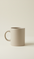 Neutral-Toned Ceramic Mug